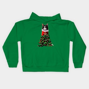 Meowy Christmas Kids Hoodie